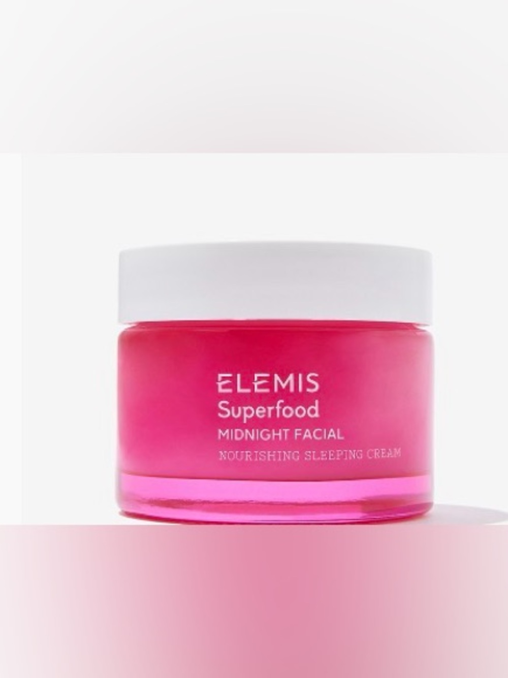 ELEMIS Superfood Midnight Facial Cream - Bright Pink Jar
